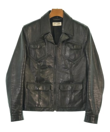 SAINT LAURENT PARIS（サンローランパリ）ライダース 黒 サイズ:44(S位