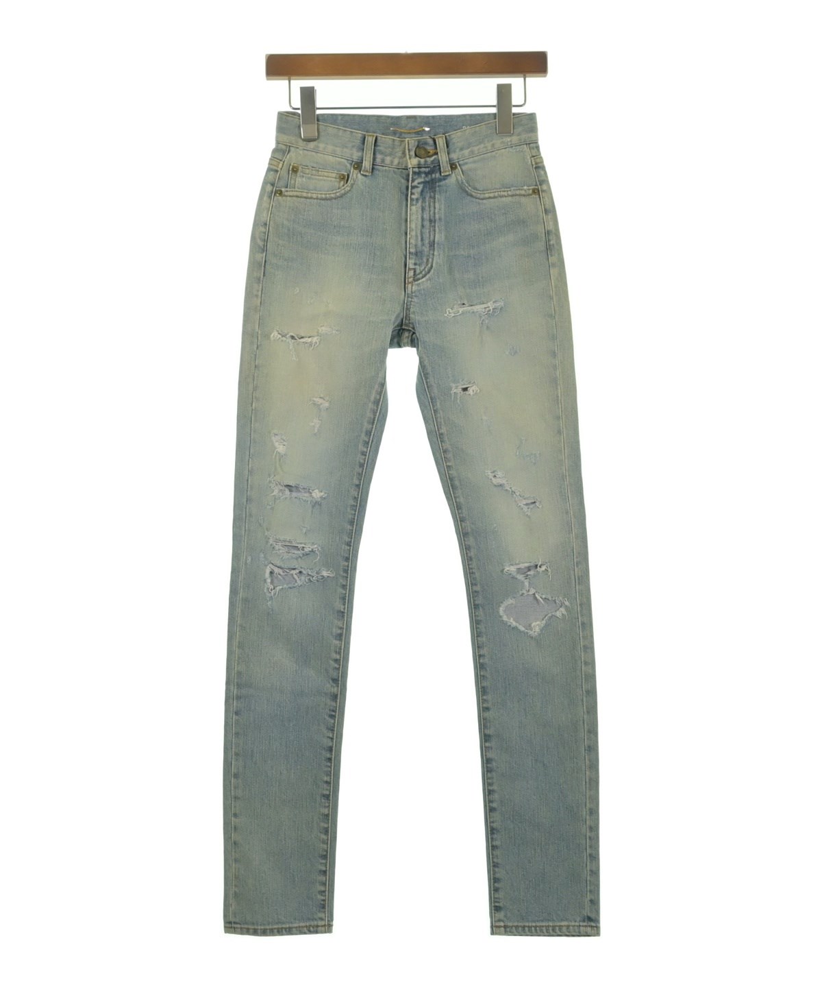 SAINT LAURENT PARIS（サンローランパリ）デニムパンツ 青 サイズ:25(S