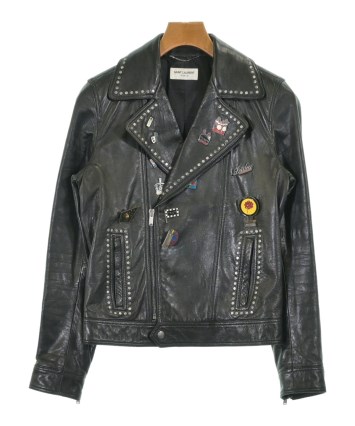 SAINT LAURENT PARIS（サンローランパリ）ライダース 黒 サイズ:42(XS