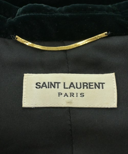 SAINT LAURENT PARIS（サンローランパリ）テーラードジャケット 緑 サイズ:38(S位) レディース/2200620230018