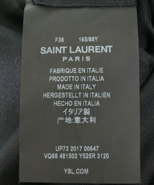 SAINT LAURENT PARIS（サンローランパリ）テーラードジャケット 緑 サイズ:38(S位) レディース/2200620230018