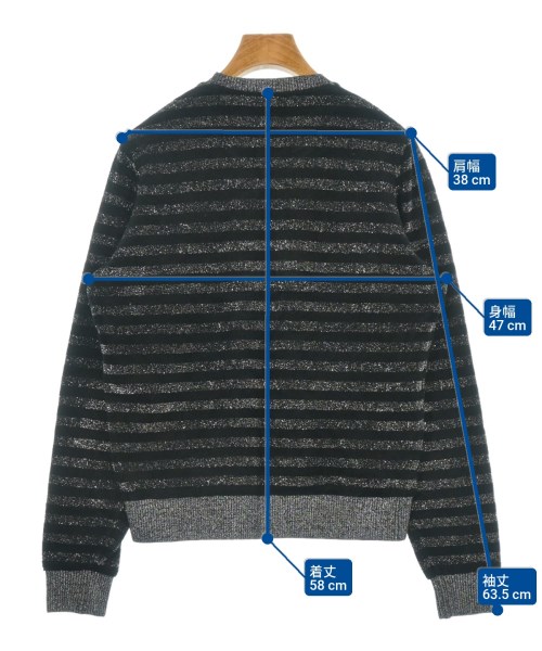 SAINT LAURENT PARIS（サンローランパリ）ニット・セーター 黒 サイズ:S レディース/2200620929110