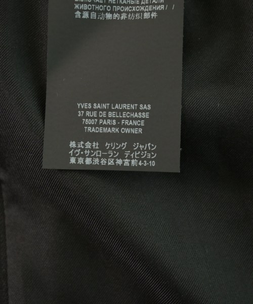 SAINT LAURENT PARIS（サンローランパリ）テーラードジャケット 黒 サイズ:46(M位) メンズ/2200622620015