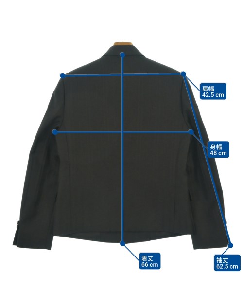 SAINT LAURENT PARIS（サンローランパリ）テーラードジャケット 黒 サイズ:46(M位) メンズ/2200622620015