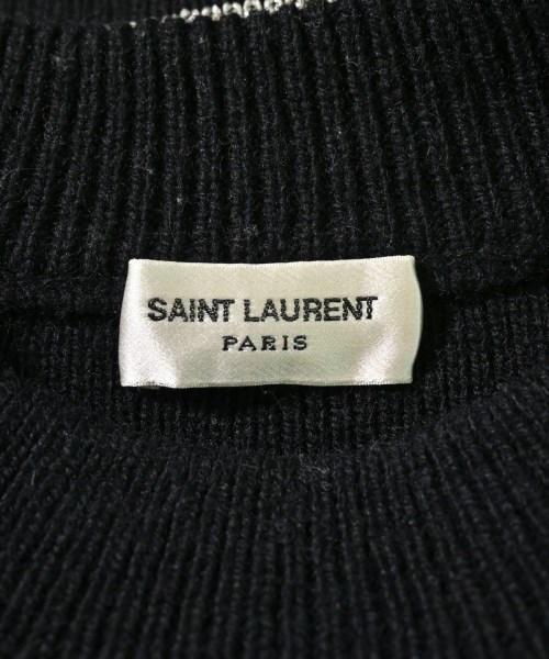SAINT LAURENT PARIS（サンローランパリ）ニット・セーター 黒 サイズ:XS レディース/2200622819013