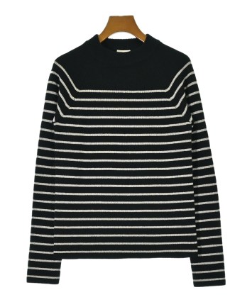 SAINT LAURENT PARIS サンローラン クルーネックニット S SAINT LAURENT PARIS（サンローランパリ）ニット・セーター 黒 サイズ