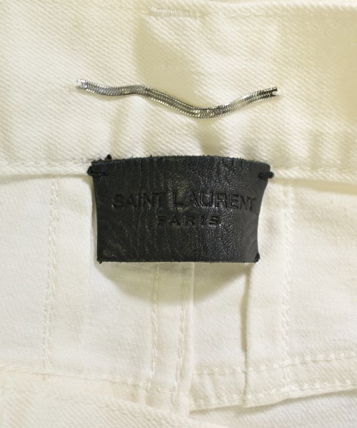 SAINT LAURENT PARIS（サンローランパリ）デニムパンツ 白 サイズ:28(L位) レディース/2200624087038