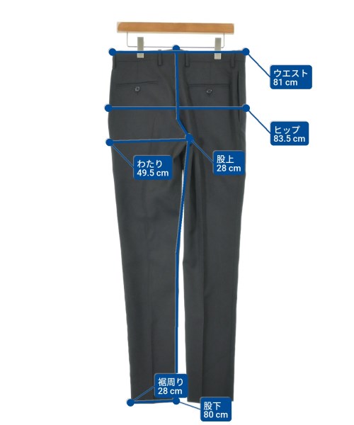 SAINT LAURENT PARIS（サンローランパリ）スラックス 黒 サイズ:46(M位) メンズ/2200624700012