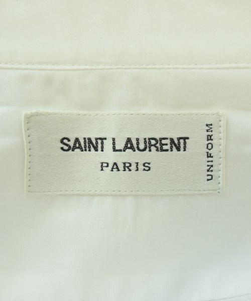 SAINT LAURENT PARIS（サンローランパリ）ドレスシャツ 白 サイズ:39(M位) メンズ/2200624700029