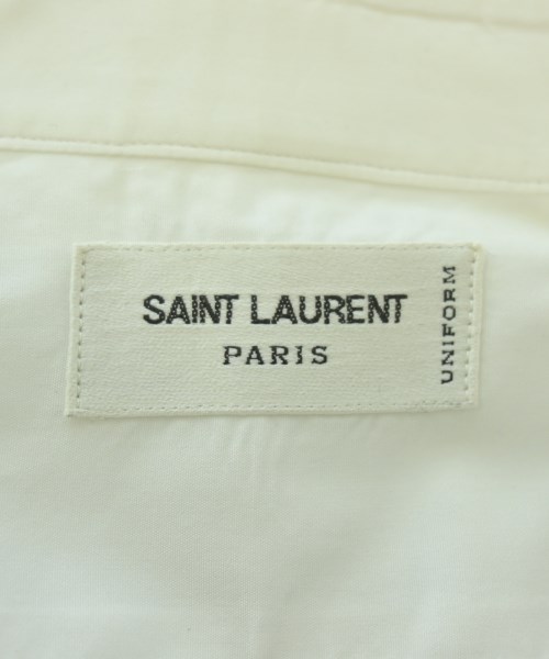 SAINT LAURENT PARIS（サンローランパリ）ドレスシャツ 白 サイズ:39(M位) メンズ/2200624700036