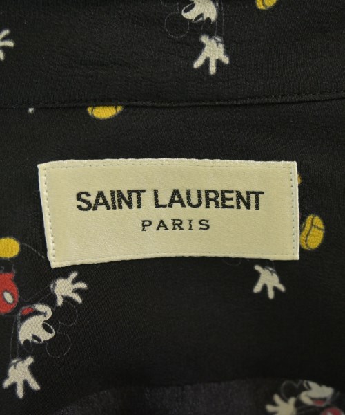 SAINT LAURENT PARIS（サンローランパリ）カジュアルシャツ 黒 サイズ:40(L位) メンズ/2200624316077