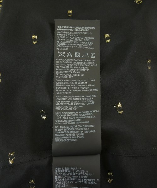 SAINT LAURENT PARIS（サンローランパリ）カジュアルシャツ 黒 サイズ:42(XL位) メンズ/2200624316084