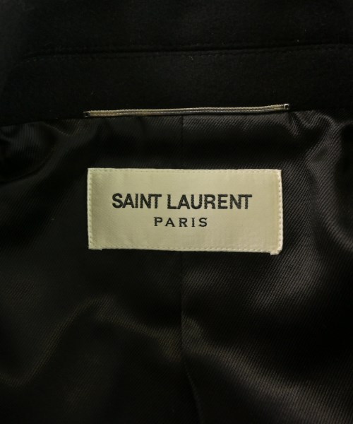 SAINT LAURENT PARIS（サンローランパリ）ピーコート 黒 サイズ:48(L位) メンズ/2200240866017