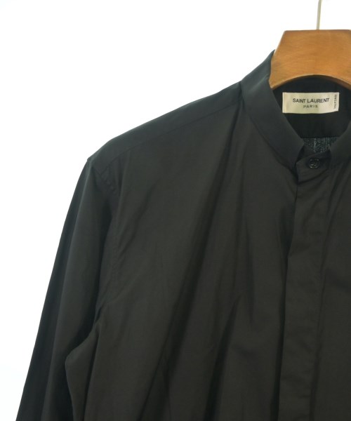 SAINT LAURENT PARIS（サンローランパリ）ドレスシャツ 黒 サイズ:38(S位) メンズ/2200626205027