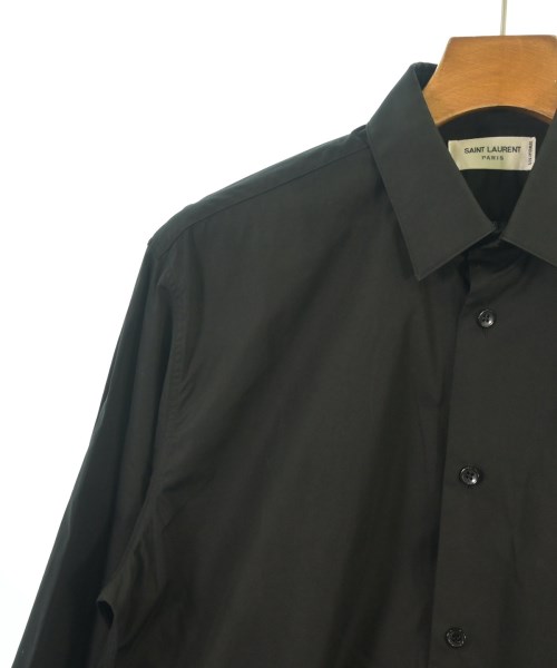 SAINT LAURENT PARIS（サンローランパリ）ドレスシャツ 黒 サイズ:38(S位) メンズ/2200626205034