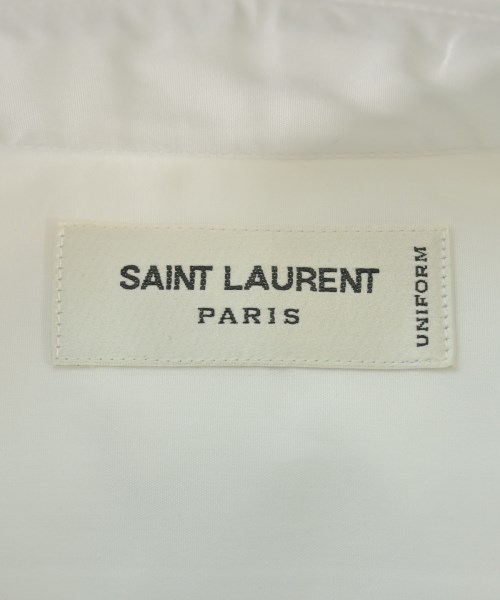 SAINT LAURENT PARIS（サンローランパリ）ドレスシャツ 白 サイズ:39(M位) メンズ/2200626205089