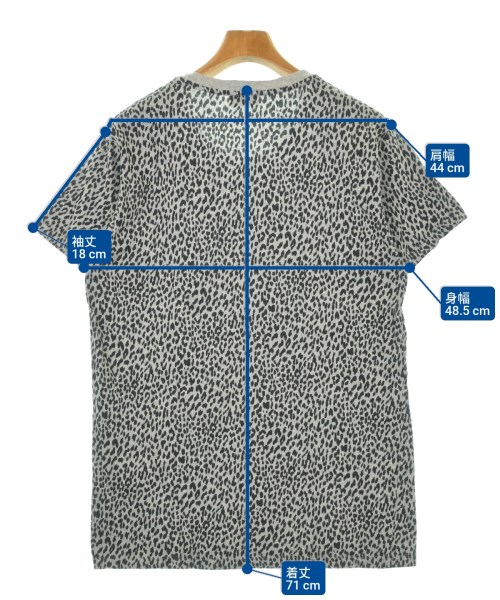 SAINT LAURENT PARIS（サンローランパリ）Tシャツ・カットソー グレー サイズ:M メンズ/2200626205102