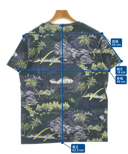 SAINT LAURENT PARIS（サンローランパリ）Tシャツ・カットソー 紫 サイズ:M メンズ/2200626205119