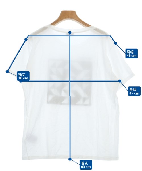 SAINT LAURENT PARIS（サンローランパリ）Tシャツ・カットソー 白 サイズ:XL レディース/2200626205133