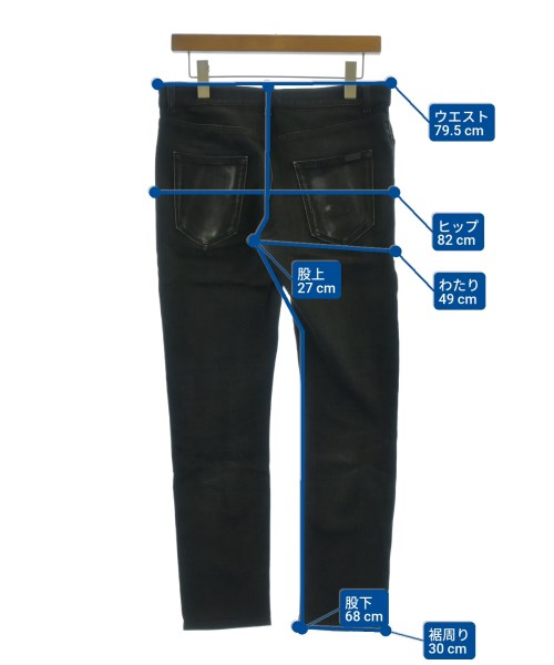 SAINT LAURENT PARIS（サンローランパリ）デニムパンツ 黒 サイズ:30(M位) メンズ/2200626205201