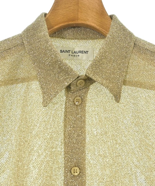 SAINT LAURENT PARIS（サンローランパリ）ブラウス ゴールド サイズ:39(XL位) レディース/2200626338176