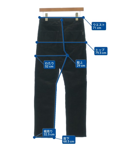 SAINT LAURENT PARIS（サンローランパリ）チノパン 黒 サイズ:26(M位) レディース/2200627340048