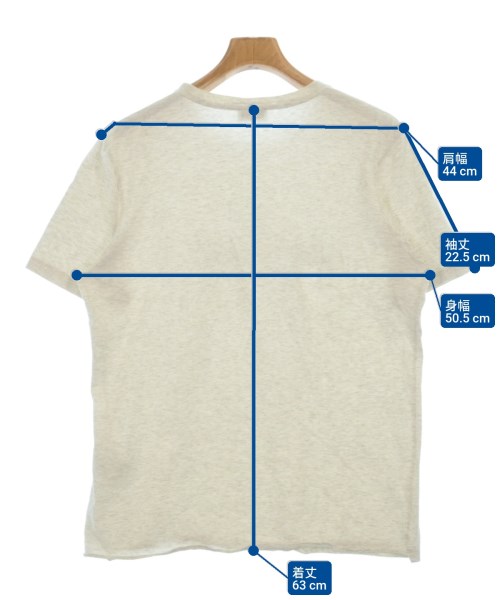 SAINT LAURENT PARIS（サンローランパリ）Tシャツ・カットソー グレー サイズ:XS メンズ/2200623699034
