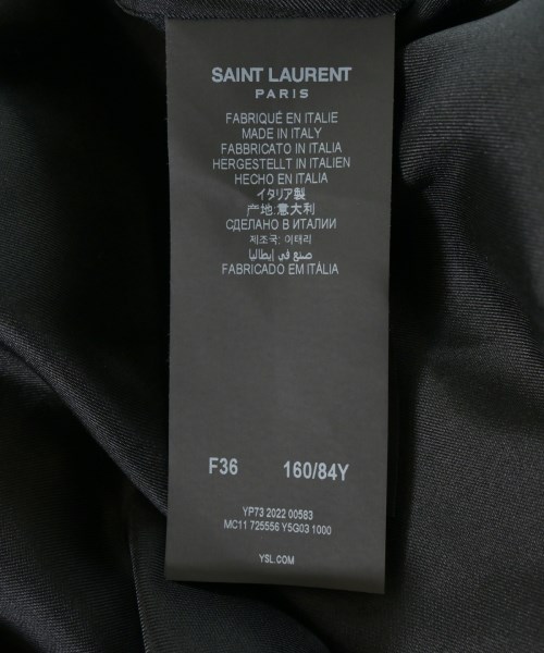 SAINT LAURENT PARIS（サンローランパリ）トレンチコート 黒 サイズ:36(S位) メンズ/2200629202023