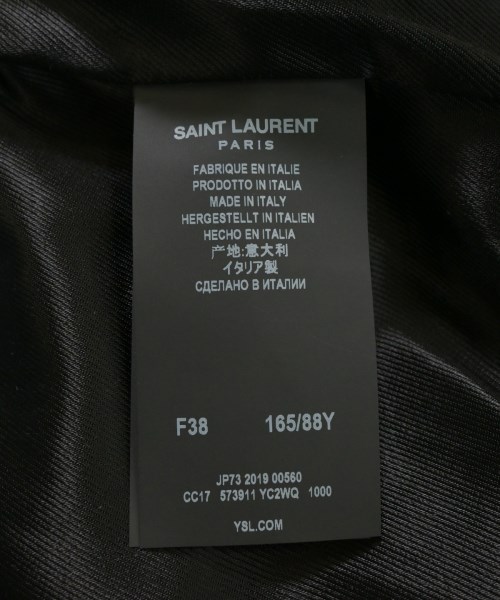 SAINT LAURENT PARIS（サンローランパリ）その他 黒 サイズ:38(M位) メンズ/2200629202030