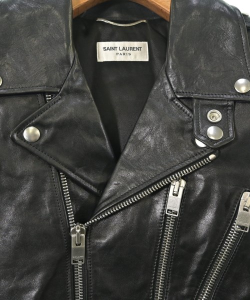 SAINT LAURENT PARIS（サンローランパリ）ライダース 黒 サイズ:44(S位) メンズ/2200629202047