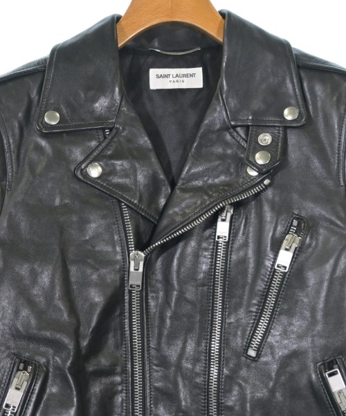 SAINT LAURENT PARIS（サンローランパリ）ライダース 黒 サイズ:44(S位) メンズ/2200629202085