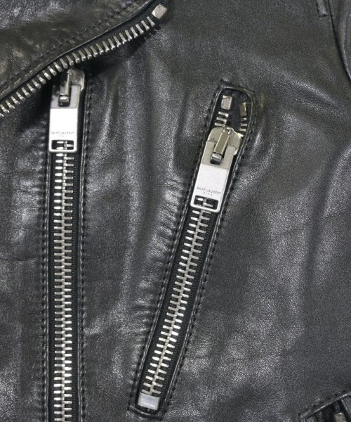SAINT LAURENT PARIS（サンローランパリ）ライダース 黒 サイズ:44(S位) メンズ/2200629202085