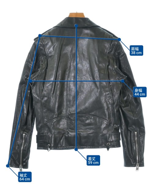 SAINT LAURENT PARIS（サンローランパリ）ライダース 黒 サイズ:44(S位) メンズ/2200629202085