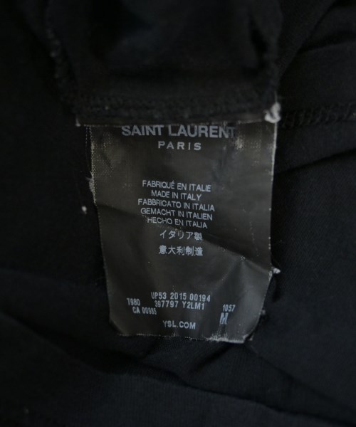 SAINT LAURENT PARIS（サンローランパリ）Tシャツ・カットソー 黒 サイズ:M メンズ/2200612837089