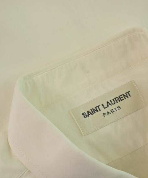 SAINT LAURENT PARIS（サンローランパリ）ドレスシャツ 白 サイズ:37(XS位) メンズ/2200630988022
