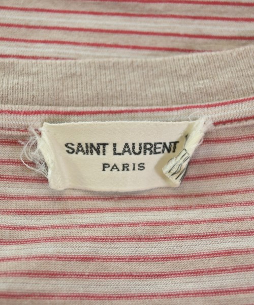 SAINT LAURENT PARIS（サンローランパリ）Tシャツ・カットソー ベージュ サイズ:-(XS位) メンズ/2200630988046