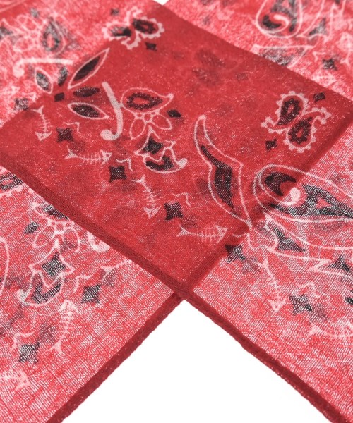 SAINT LAURENT PARIS（サンローランパリ）ストール 赤 サイズ:- メンズ/2200630988121