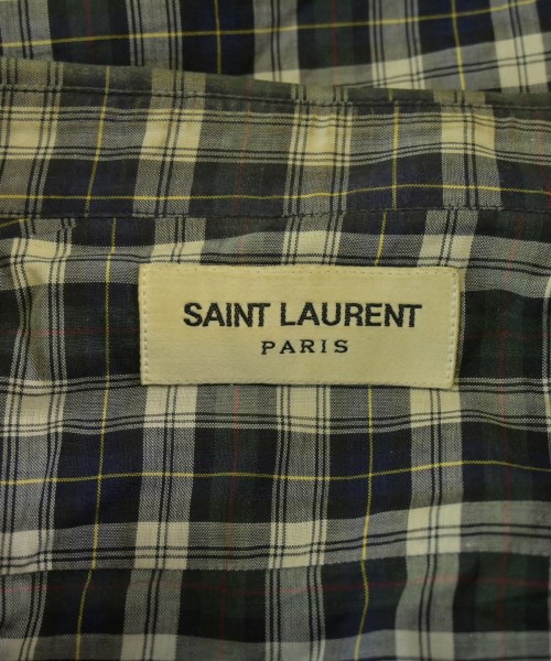 SAINT LAURENT PARIS（サンローランパリ）カジュアルシャツ 白 サイズ:39(S位) メンズ/2200631375067