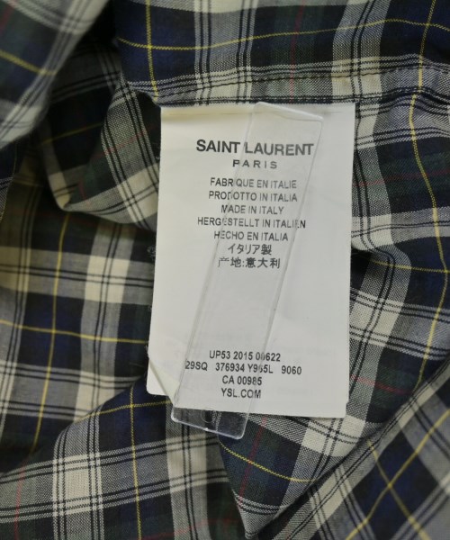 SAINT LAURENT PARIS（サンローランパリ）カジュアルシャツ 白 サイズ:39(S位) メンズ/2200631375067