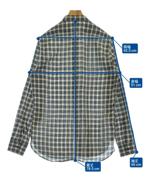 SAINT LAURENT PARIS（サンローランパリ）カジュアルシャツ 白 サイズ:39(S位) メンズ/2200631375067