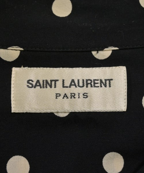SAINT LAURENT PARIS（サンローランパリ）カジュアルシャツ 黒 サイズ:38(S位) メンズ/2200631899037