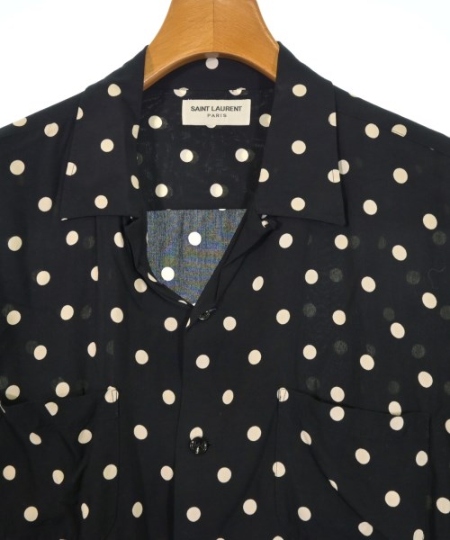 SAINT LAURENT PARIS（サンローランパリ）カジュアルシャツ 黒 サイズ:38(S位) メンズ/2200631899037