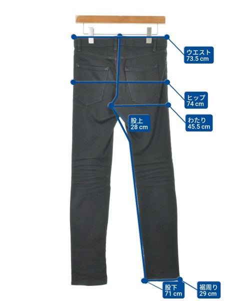 SAINT LAURENT PARIS（サンローランパリ）デニムパンツ 黒 サイズ:27(M位) レディース/2200612804012