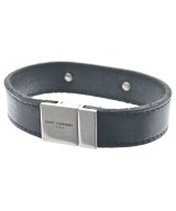 SAINT LAURENT PARIS（サンローランパリ）ブレスレット・バングル 黒 サイズ:- メンズ/2200619588182