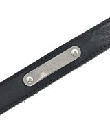 SAINT LAURENT PARIS（サンローランパリ）ブレスレット・バングル 黒 サイズ:- メンズ/2200619588182