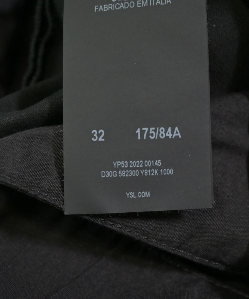 SAINT LAURENT PARIS（サンローランパリ）チノパン 黒 サイズ:32(L位) メンズ/2200633056223