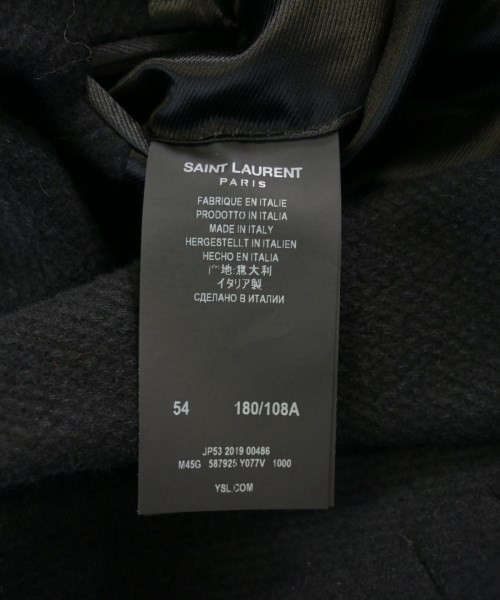 SAINT LAURENT PARIS（サンローランパリ）チェスターコート 黒 サイズ:54(XXL位) メンズ/2200633253011