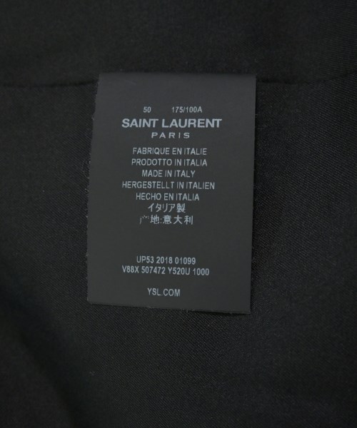 SAINT LAURENT PARIS（サンローランパリ）テーラードジャケット 黒 サイズ:50(XL位) メンズ/2200633253028
