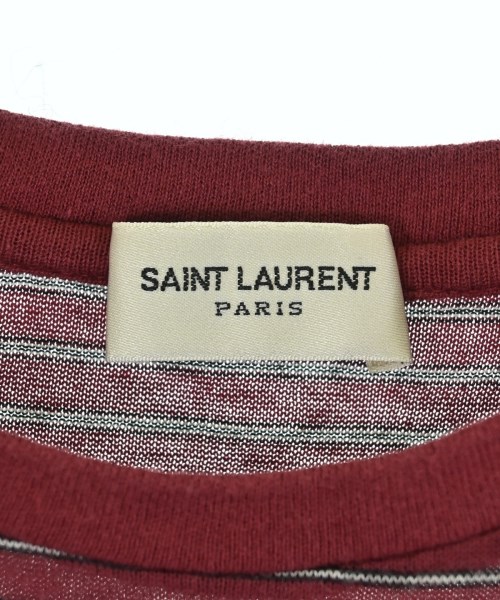 SAINT LAURENT PARIS（サンローランパリ）Tシャツ・カットソー 赤 サイズ:XS メンズ/2200617430087