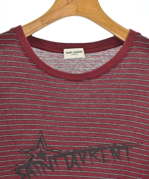 SAINT LAURENT PARIS（サンローランパリ）Tシャツ・カットソー 赤 サイズ:XS メンズ/2200617430087